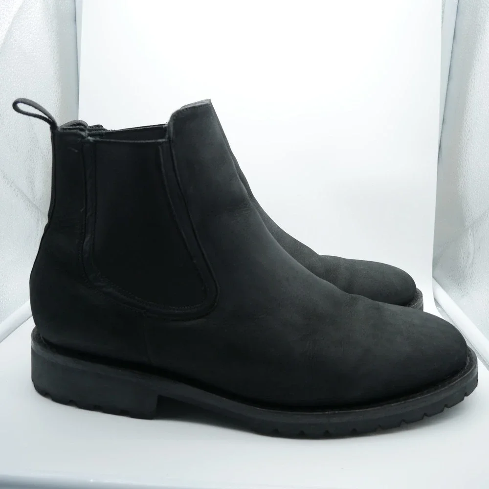 Thursday Boot Co Legend Everday Chelsea Boots Mens 11.5 Black Leather Handmade